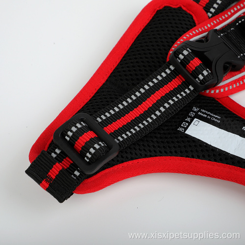 Customized Adjustable Nylon Reflective Dog Harness